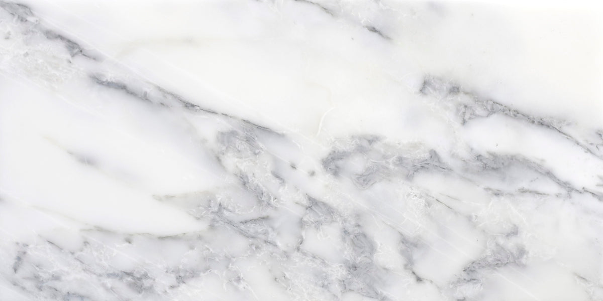 Statuario Honed 12'' x 24''  x 3/8'' Field Tile