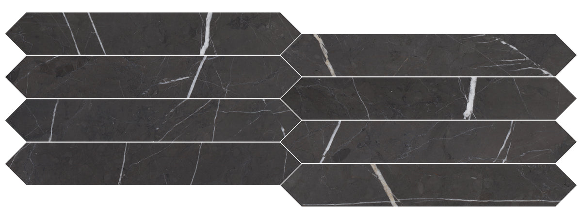 Mount Grey Plain Honed Picket 2''x12''  x 3/8'' Field Tile