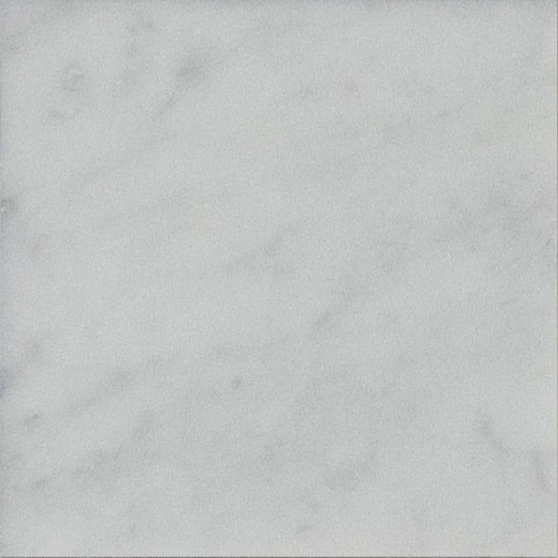 Bianco Carrara Honed 4'' x 4''  x 3/8'' Field Tile