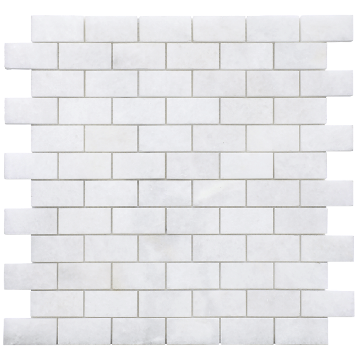 Snow White 1''x2'' Honed Mosaic
