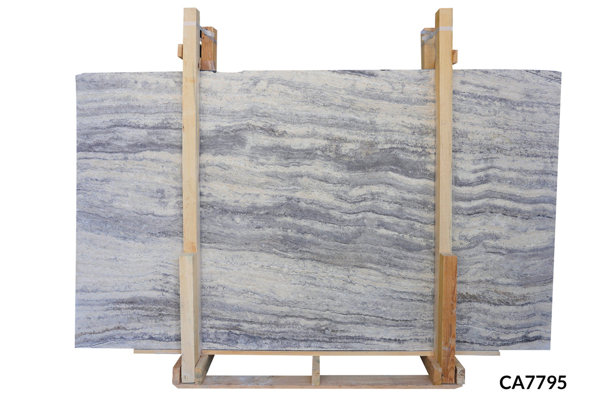 Silver White VC Honed  x 2CM Slab # CA7795