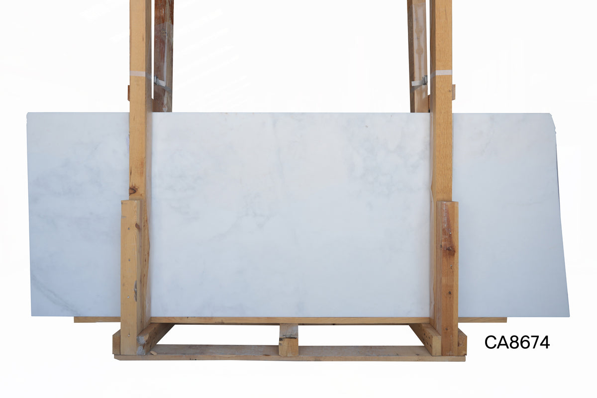 Overseas Bundle | Afyon White Honed 2CM Slab #KAACA8674