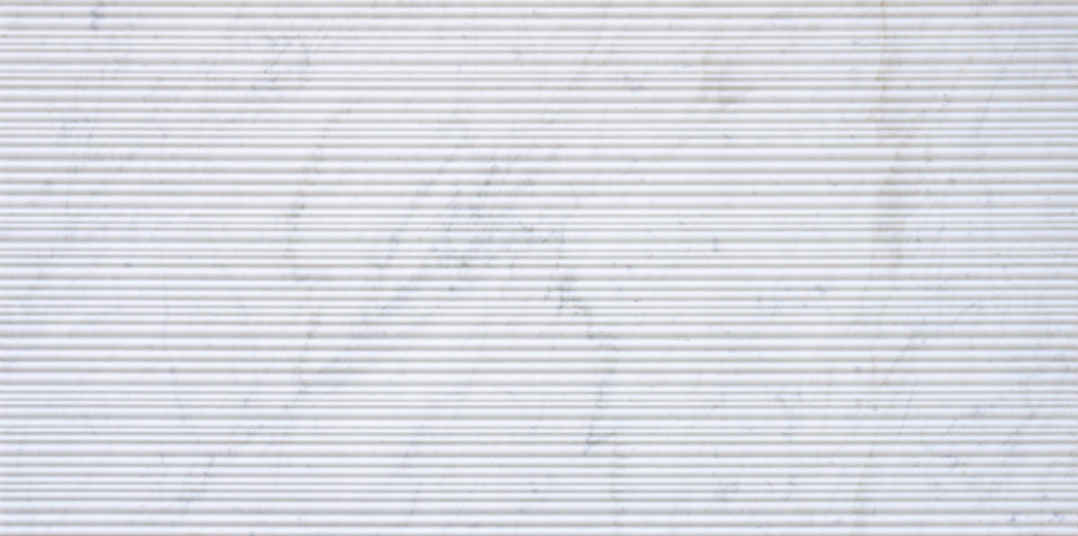 Bianco Carrara Bamboo 12'' x 24''  x 3/8'' Field Tile