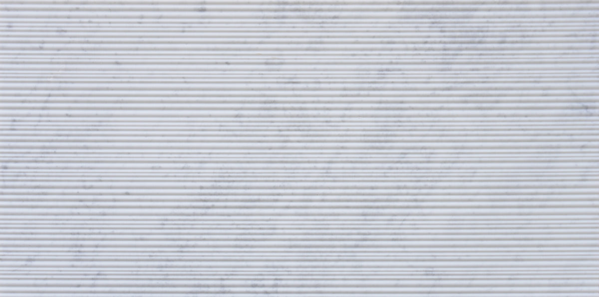 Bianco Carrara Bamboo 12'' x 24''  x 3/8'' Field Tile
