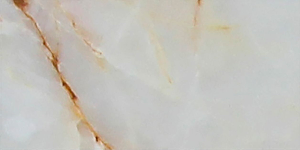 White Onyx Polished 3'' x 6''  x 3/8'' Field Tile