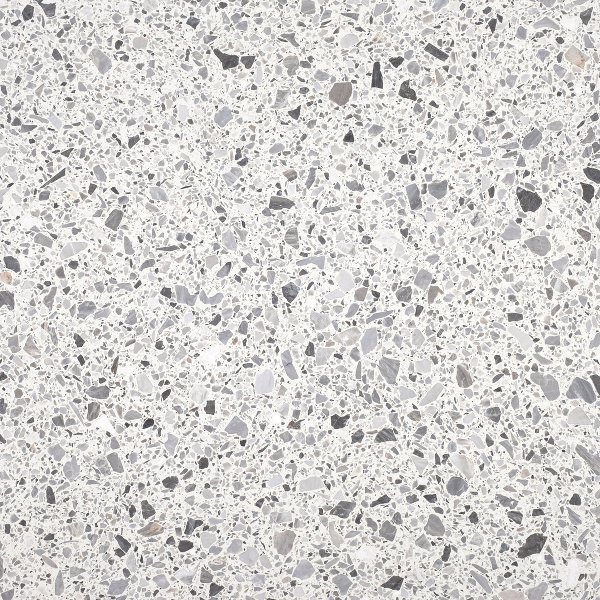 Nordic Grey Honed 24'' x 24''  x 1/2'' Terrazzo Field Tile #17