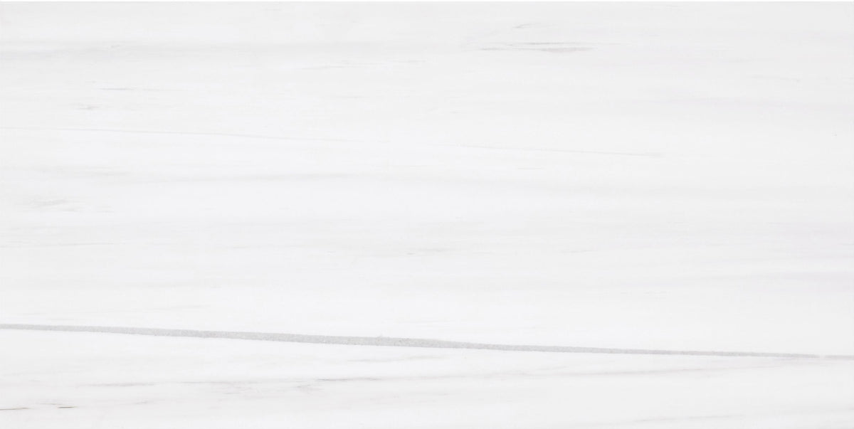 Glacier White Alanur Polished 12'' x 24''  x 3/8'' Field Tile