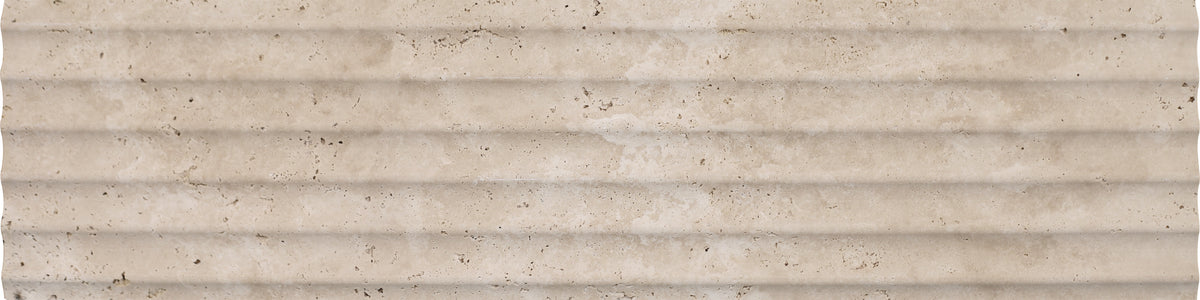 Classic Light CC Honed Flute-In 6'' x 24''  x 1/2'' Field Tile