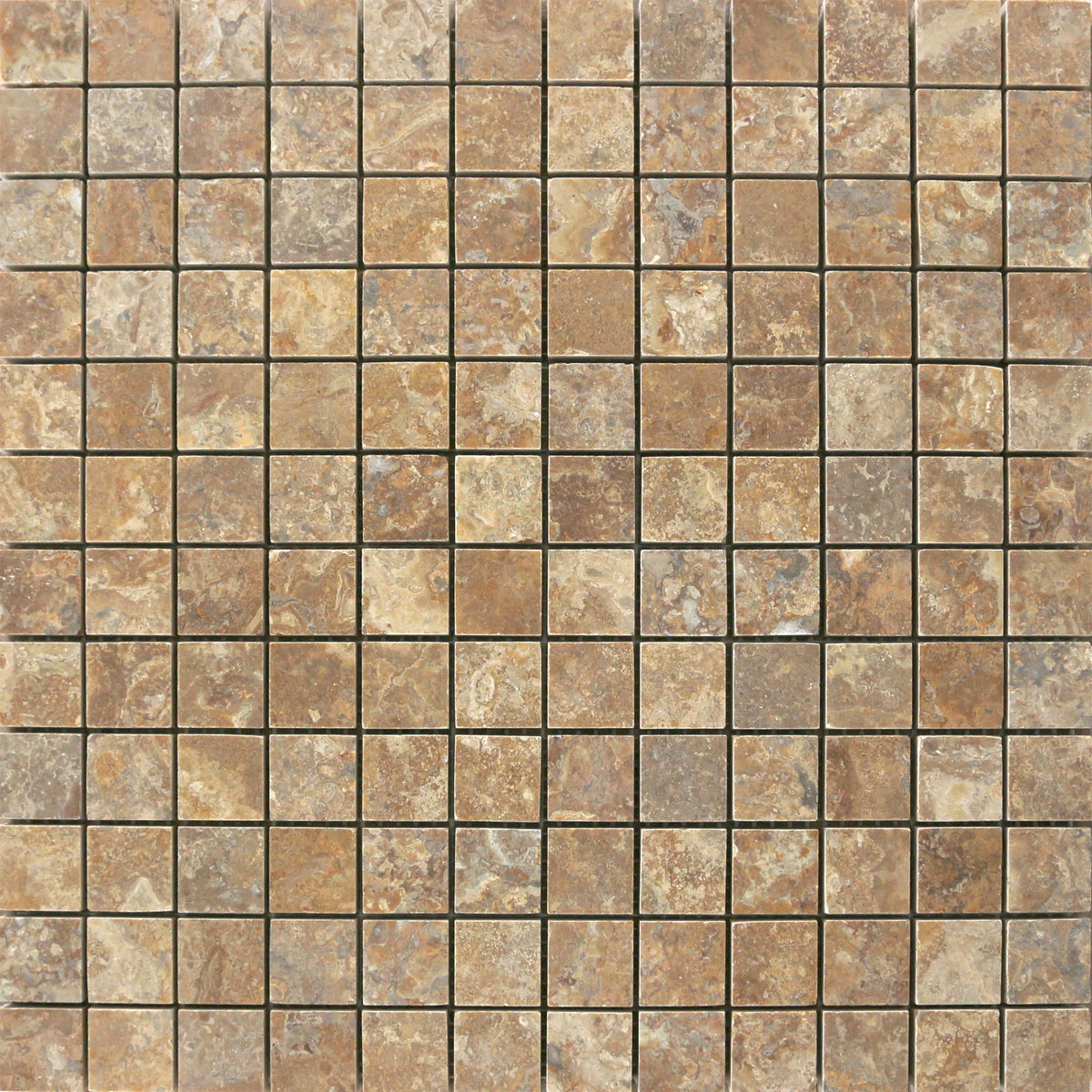 Kona Brown CC 1''x1'' Honed Mosaic