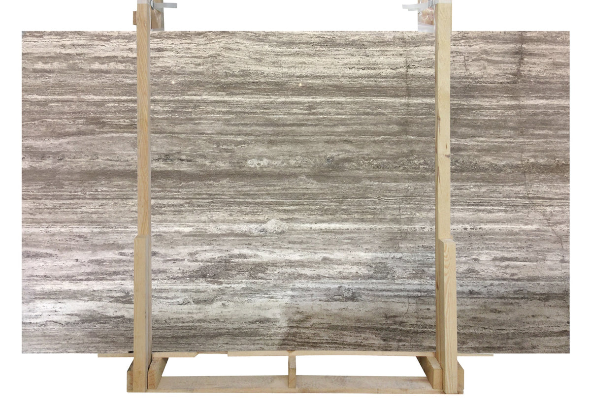 Silver Brown VC Polished  x 3CM Slab # TG755