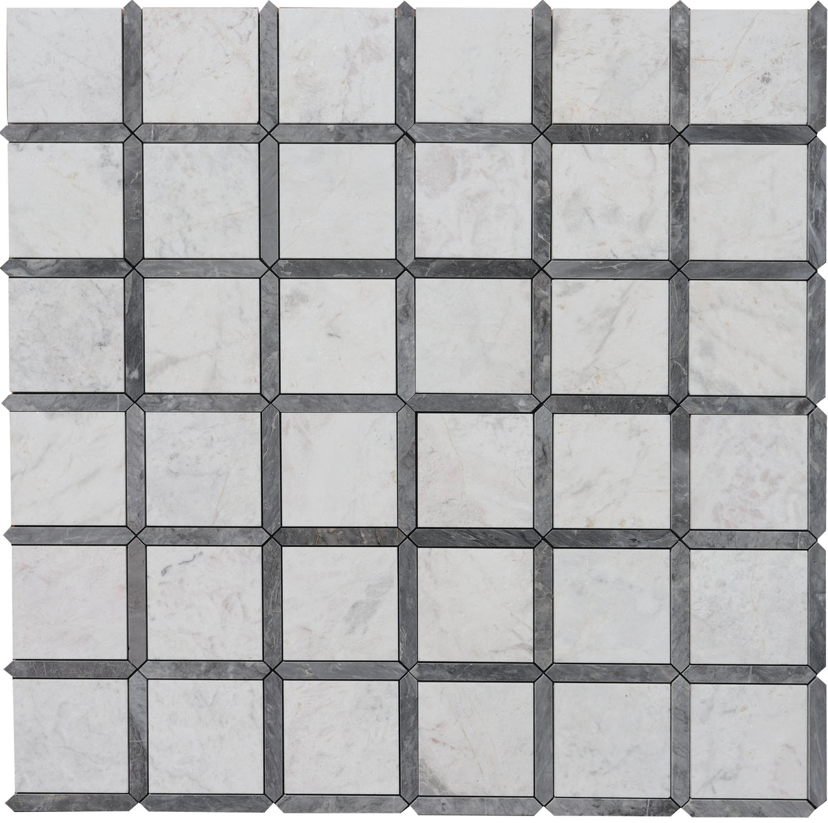 Lovina Grey & Elegantia Venetian Picket Honed Mosaic