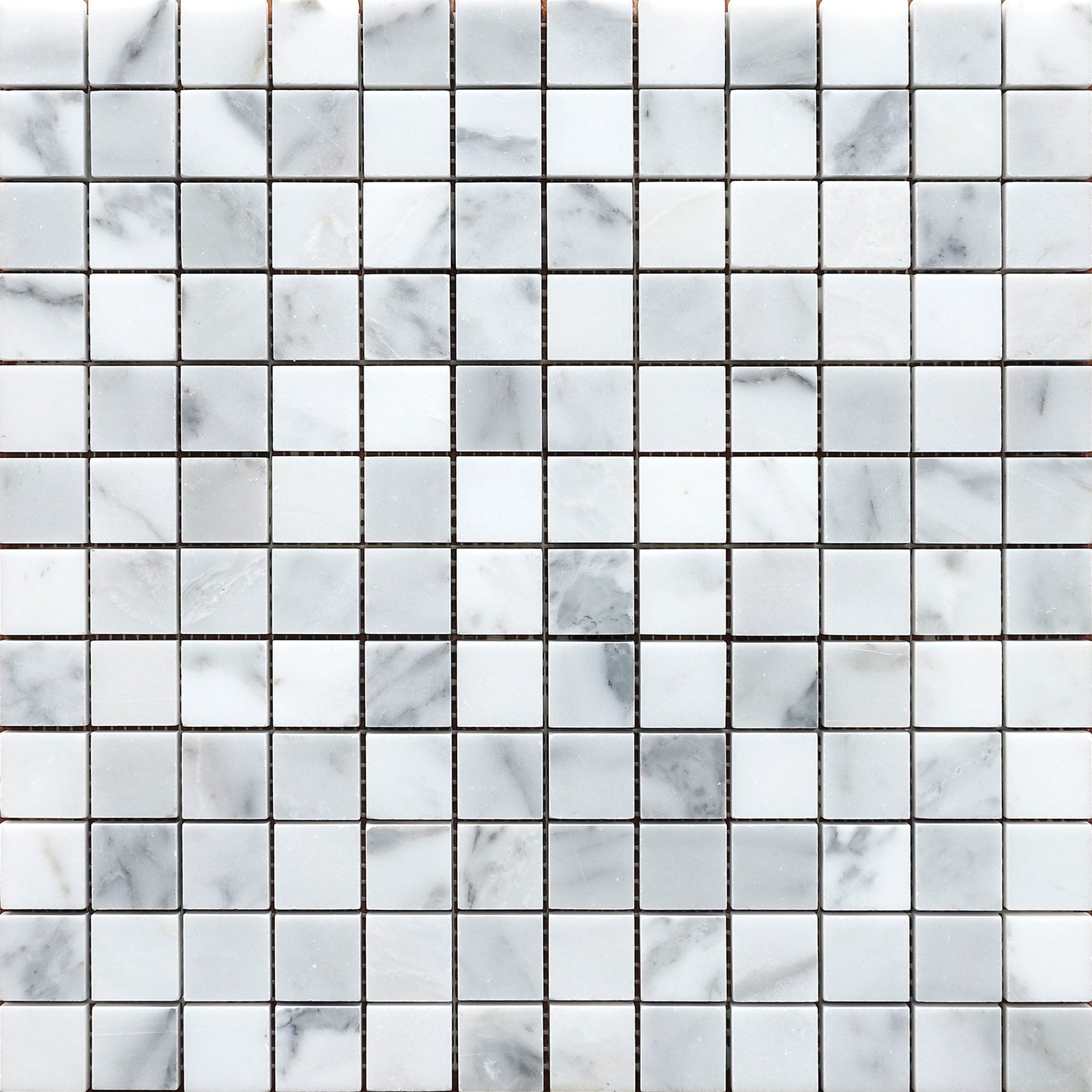 Statuario 1''x1'' Honed Mosaic Building Materials 