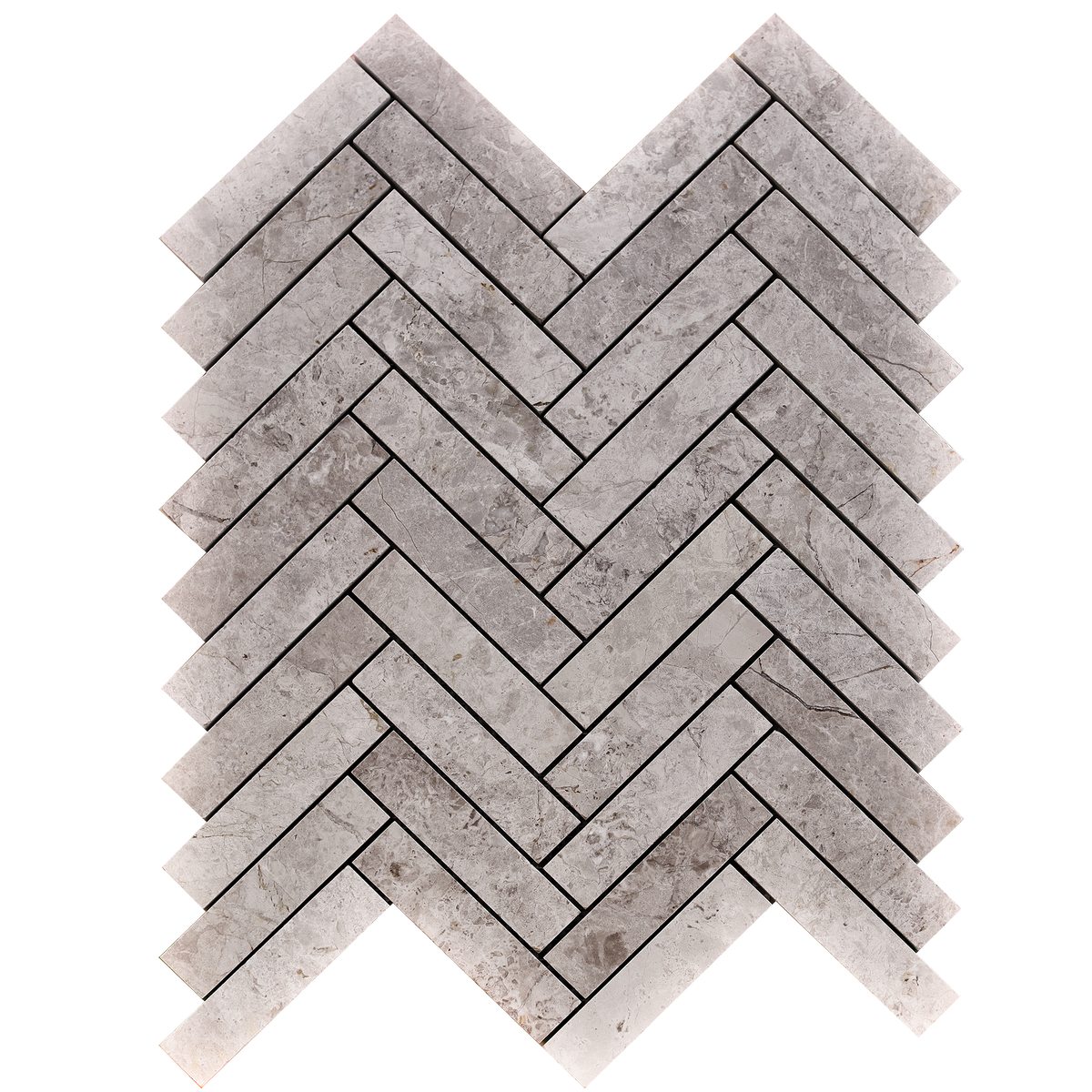 Tundra Grey Herringbone 1''x4'' Honed Mosaic