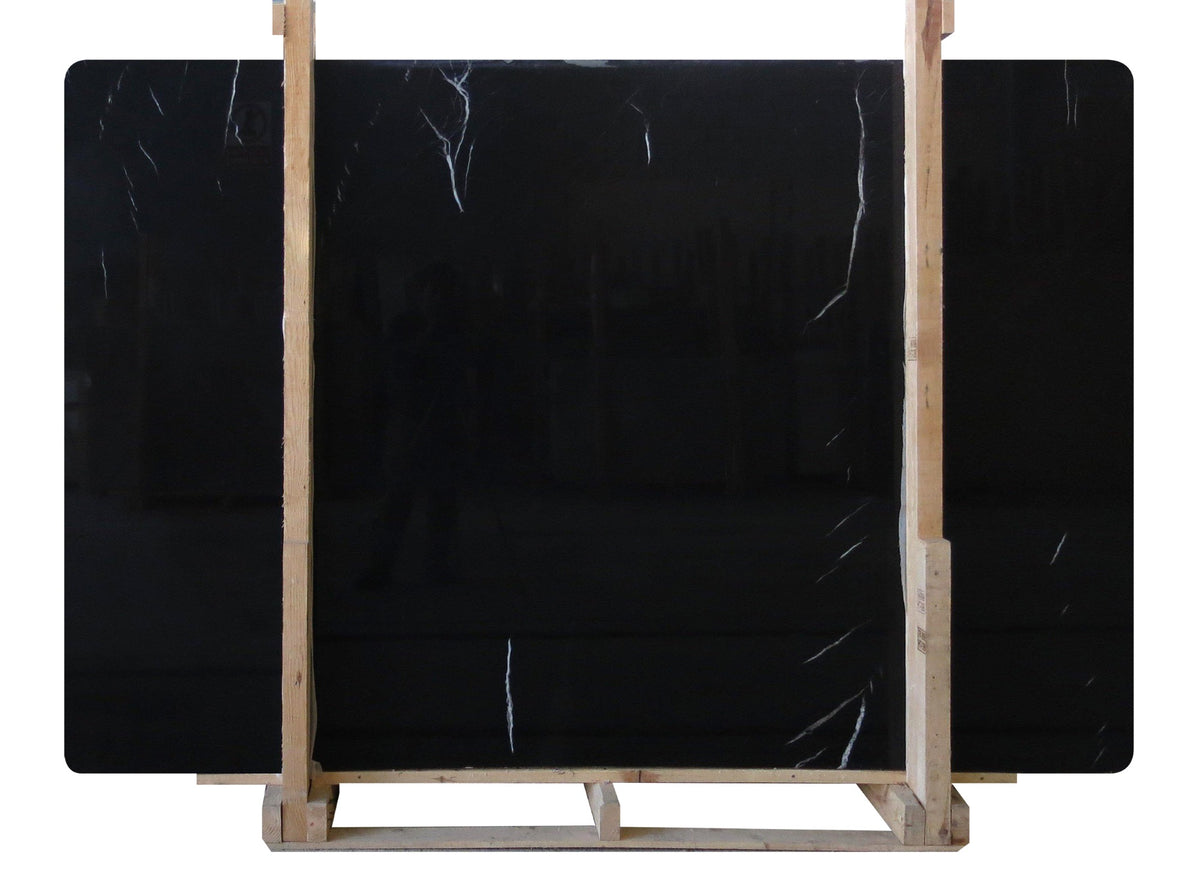 Black Silk Polished  x 3CM Slab # MG101