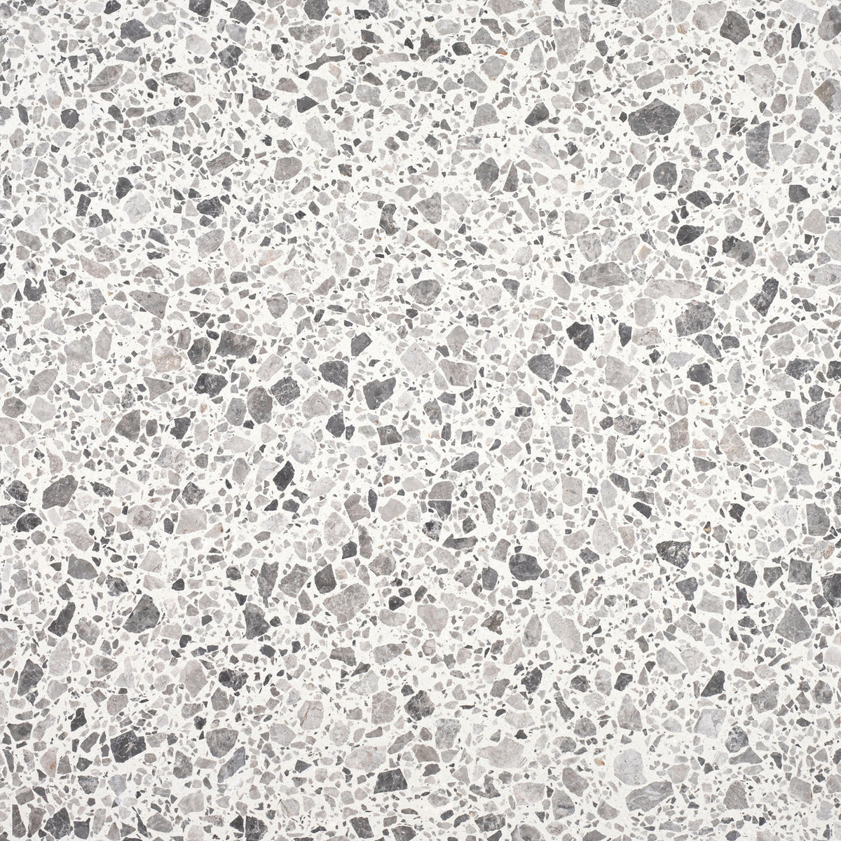 Tundra Grey Honed 24&#39;&#39; x 24&#39;&#39;  x 1/2&#39;&#39; Terrazzo Field Tile #24