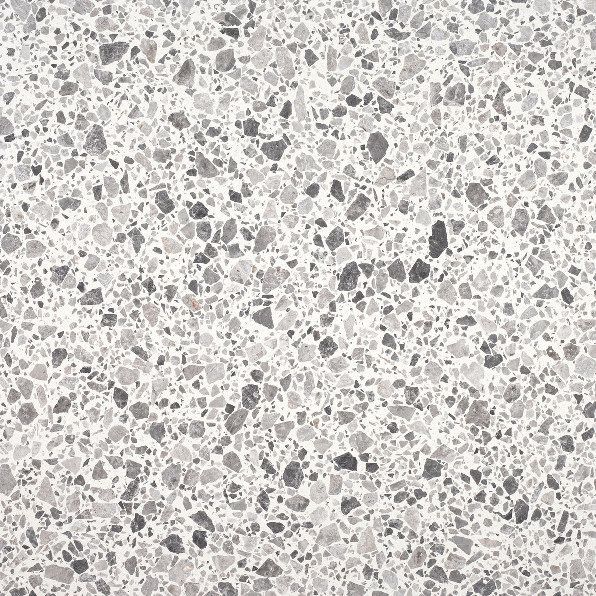 Tundra Grey Honed 24&#39;&#39; x 24&#39;&#39;  x 1/2&#39;&#39; Terrazzo Field Tile #24