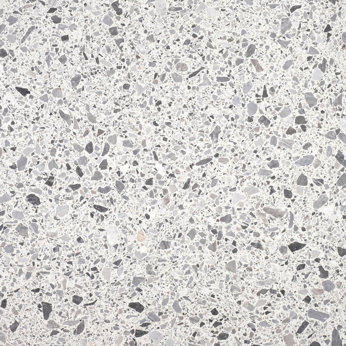 Nordic Grey Honed 24&#39;&#39; x 24&#39;&#39;  x 1/2&#39;&#39; Terrazzo Field Tile #17