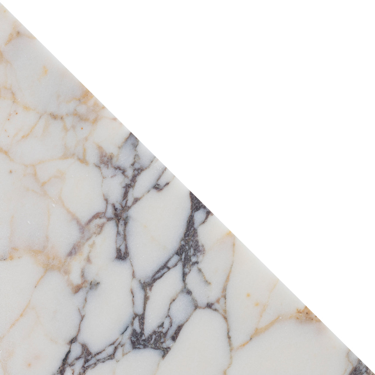 Calacatta Viola Honed Diamond Triangle  x 3/8'' Field Tile