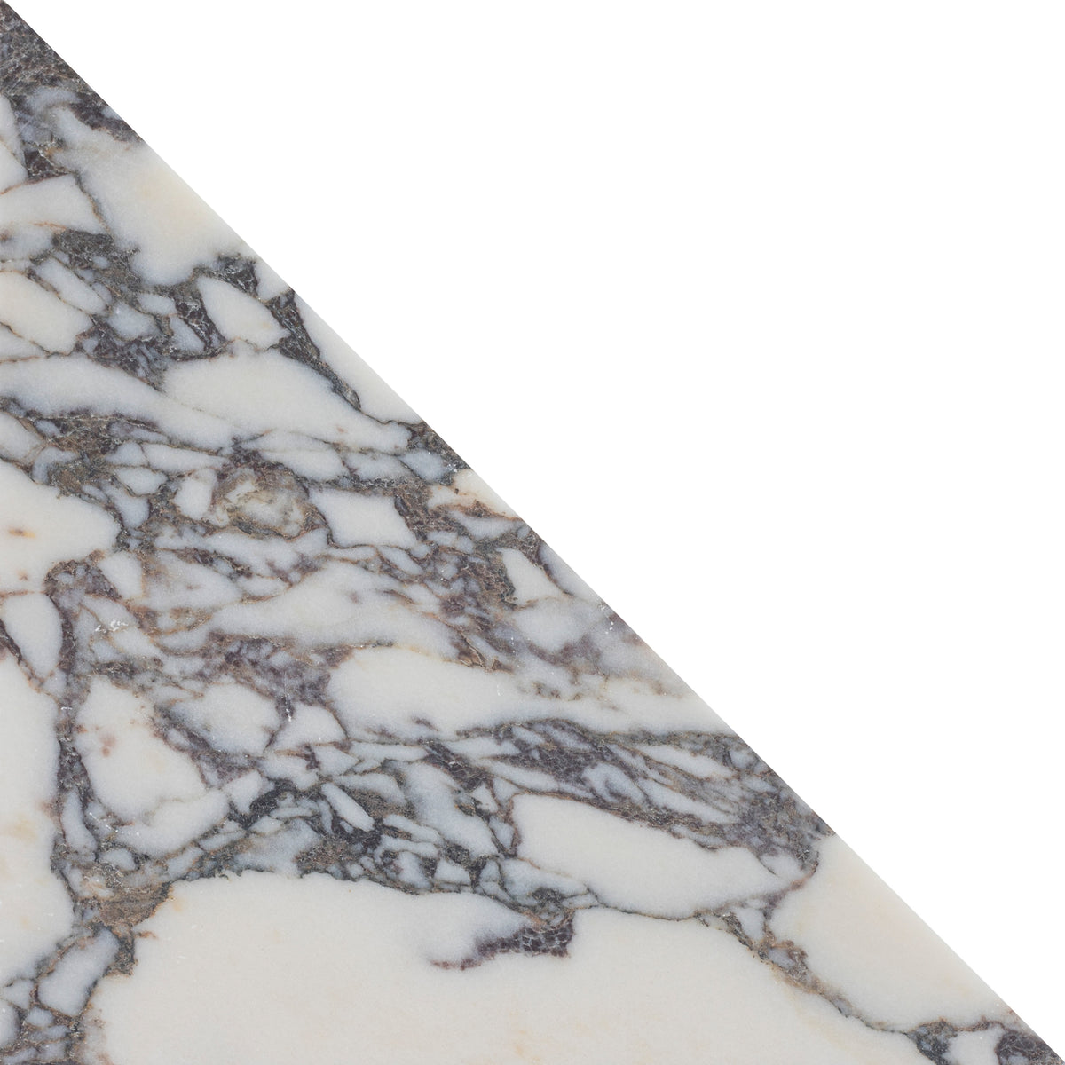 Calacatta Viola Honed Diamond Triangle  x 3/8'' Field Tile