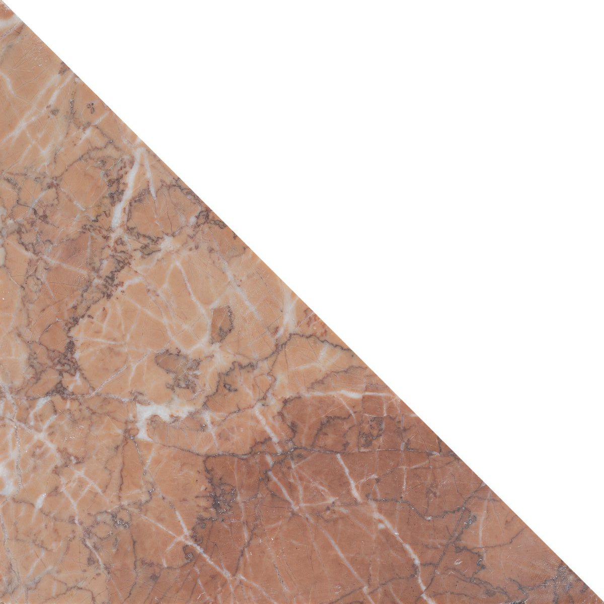 Dry Rose Honed Diamond Triangle  x 3/8'' Field Tile