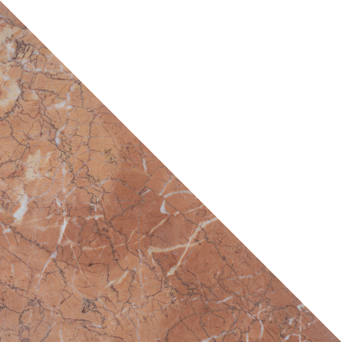 Dry Rose Honed Diamond Triangle  x 3/8'' Field Tile