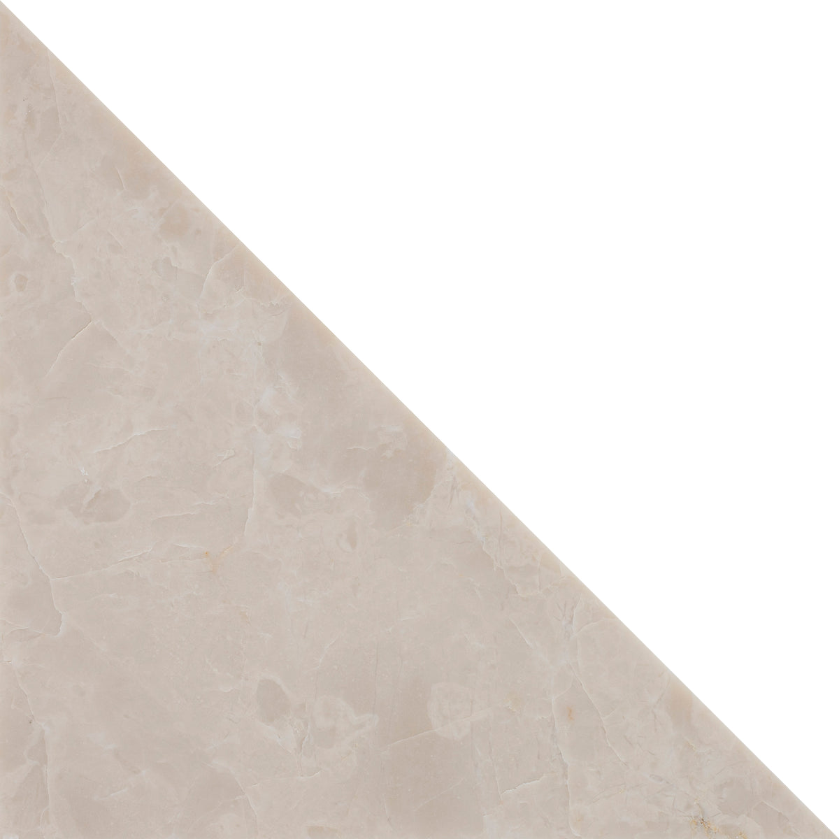 Crema Ella Honed Diamond Triangle  x 3/8'' Field Tile