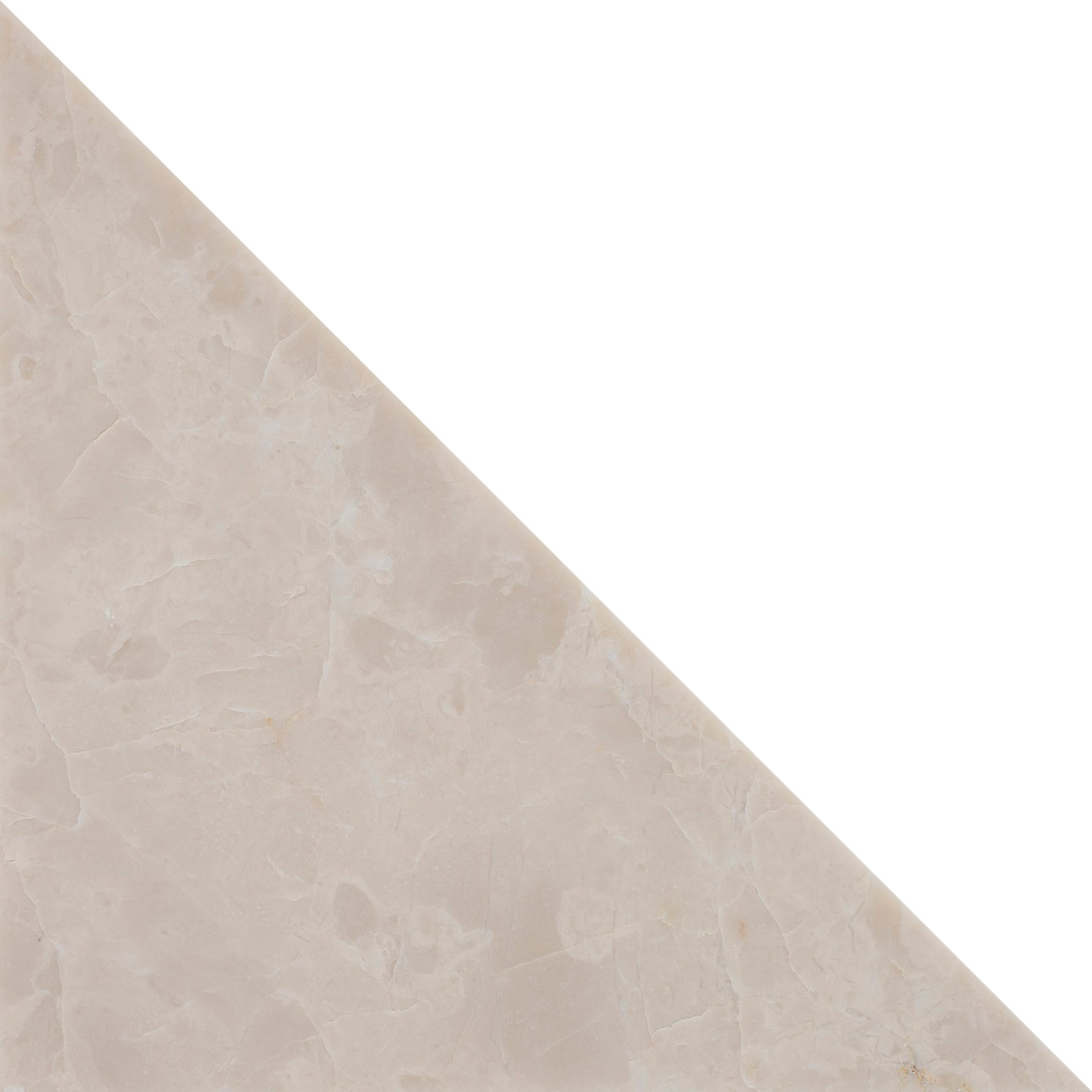 Crema Ella Honed Diamond Triangle  x 3/8'' Field Tile Building Materials 