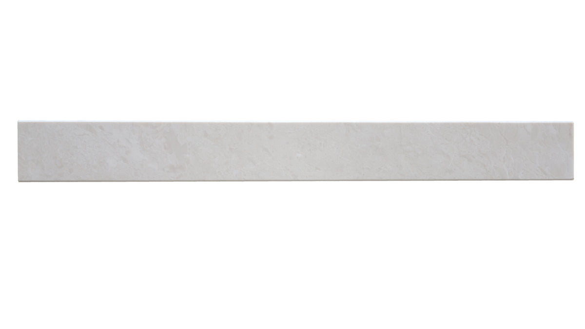 Crema Ella Polished Threshold Double Side Beveled 4'' x 36''  Molding Building Materials Crema Ella  Threshold Double Side Beveled 4'' x 36'' Marble Molding