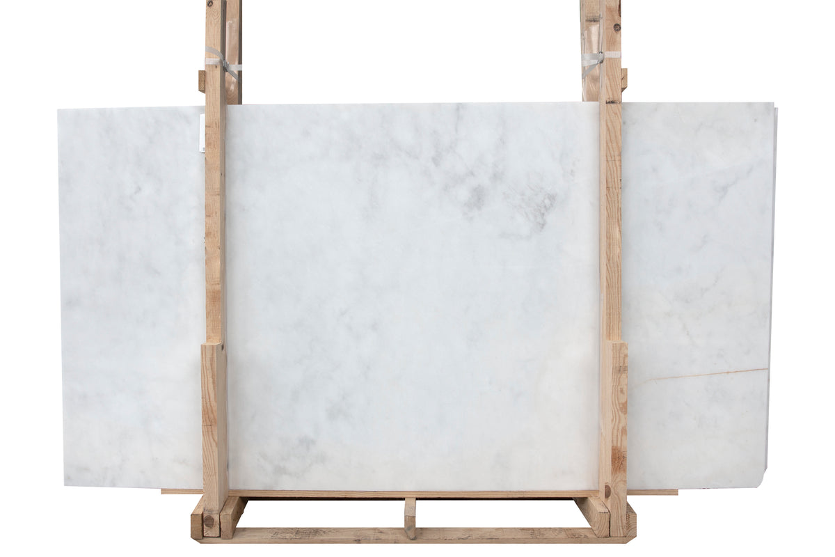 Afyon White Polished 3CM Slab # V4390 Building Materials 