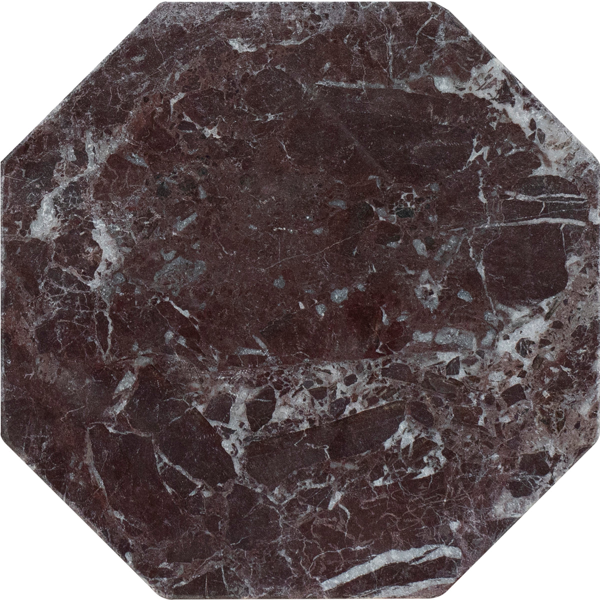 Rosso Levanto Tumbled Octagon 8''  x 3/8'' Field Tile