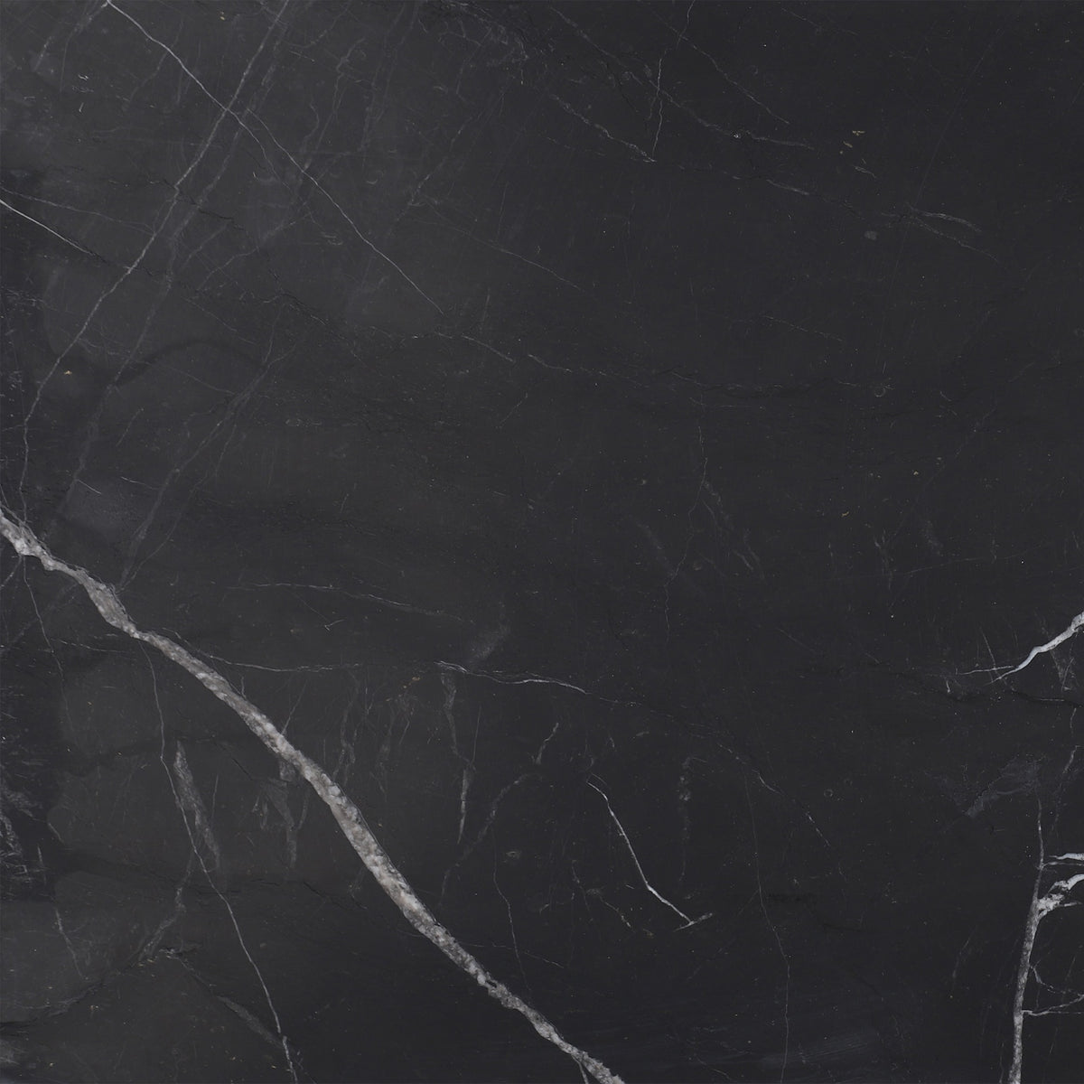 Black Silk Polished 12'' x 12''  x 3/8'' Field Tile