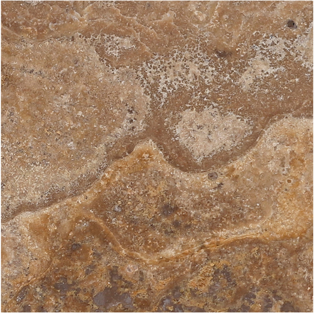 Kona Brown CC Tumbled 4'' x 4''  x 3/8'' Field Tile