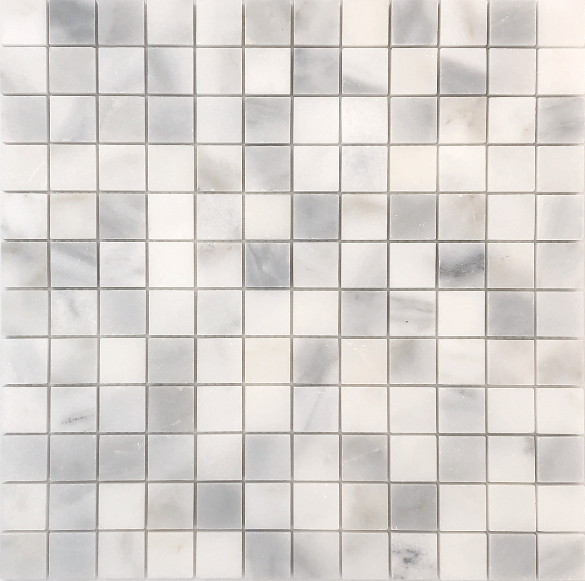 Calacatta Vida 1''x1'' Honed Mosaic