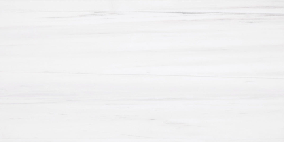 Glacier White Alanur Polished 12'' x 24''  x 3/8'' Field Tile