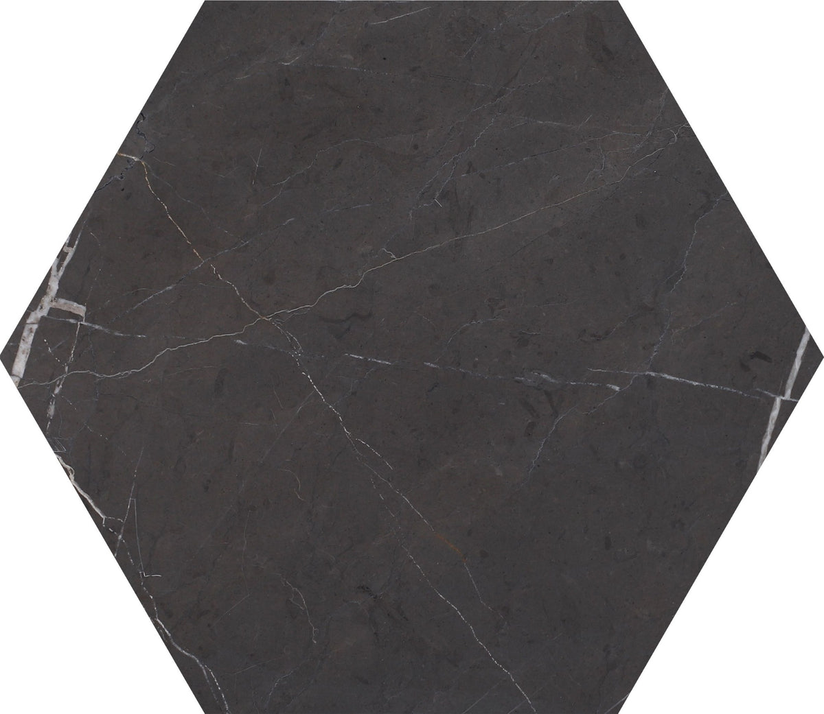 Mount Grey Plain Honed Hexagon 10''  x 3/8'' Field Tile Building Materials 