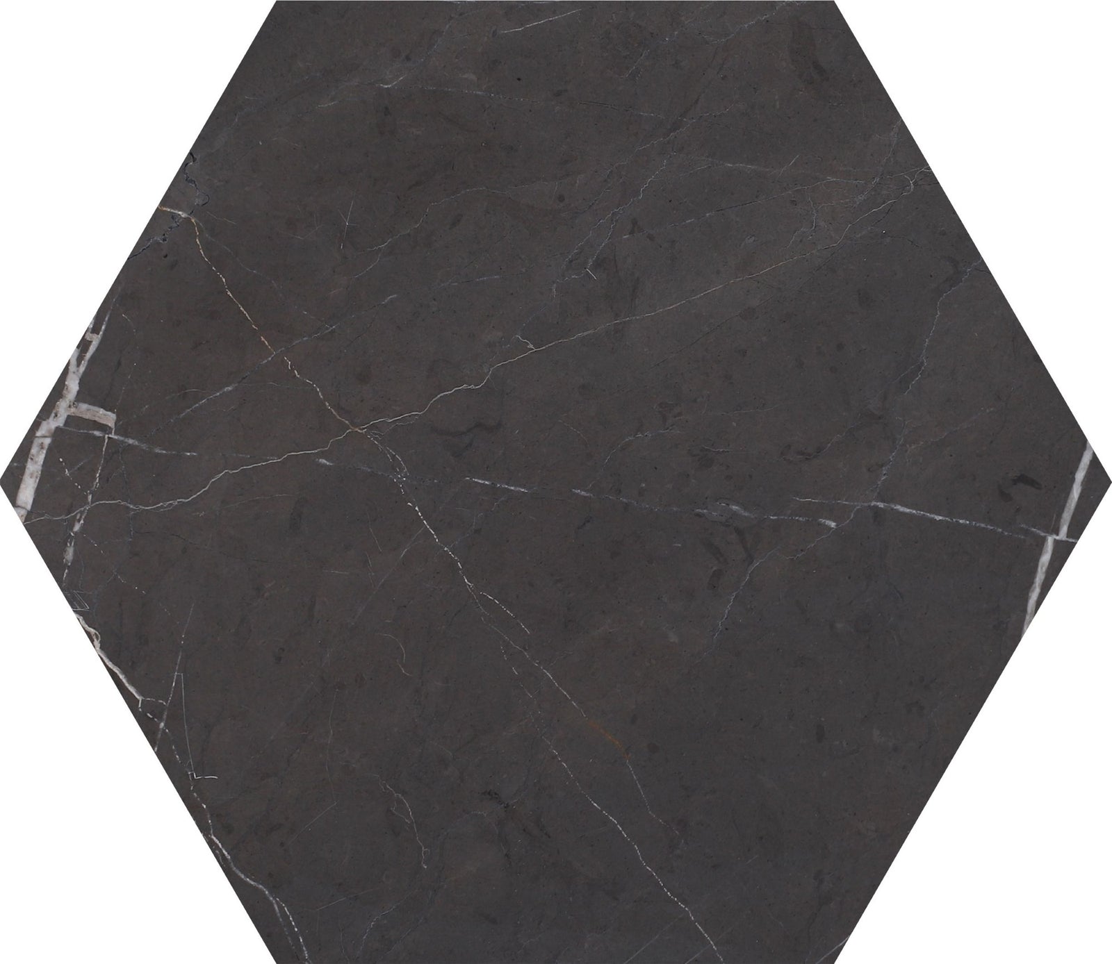 Mount Grey Plain Honed Hexagon 10''  x 3/8'' Field Tile Building Materials 
