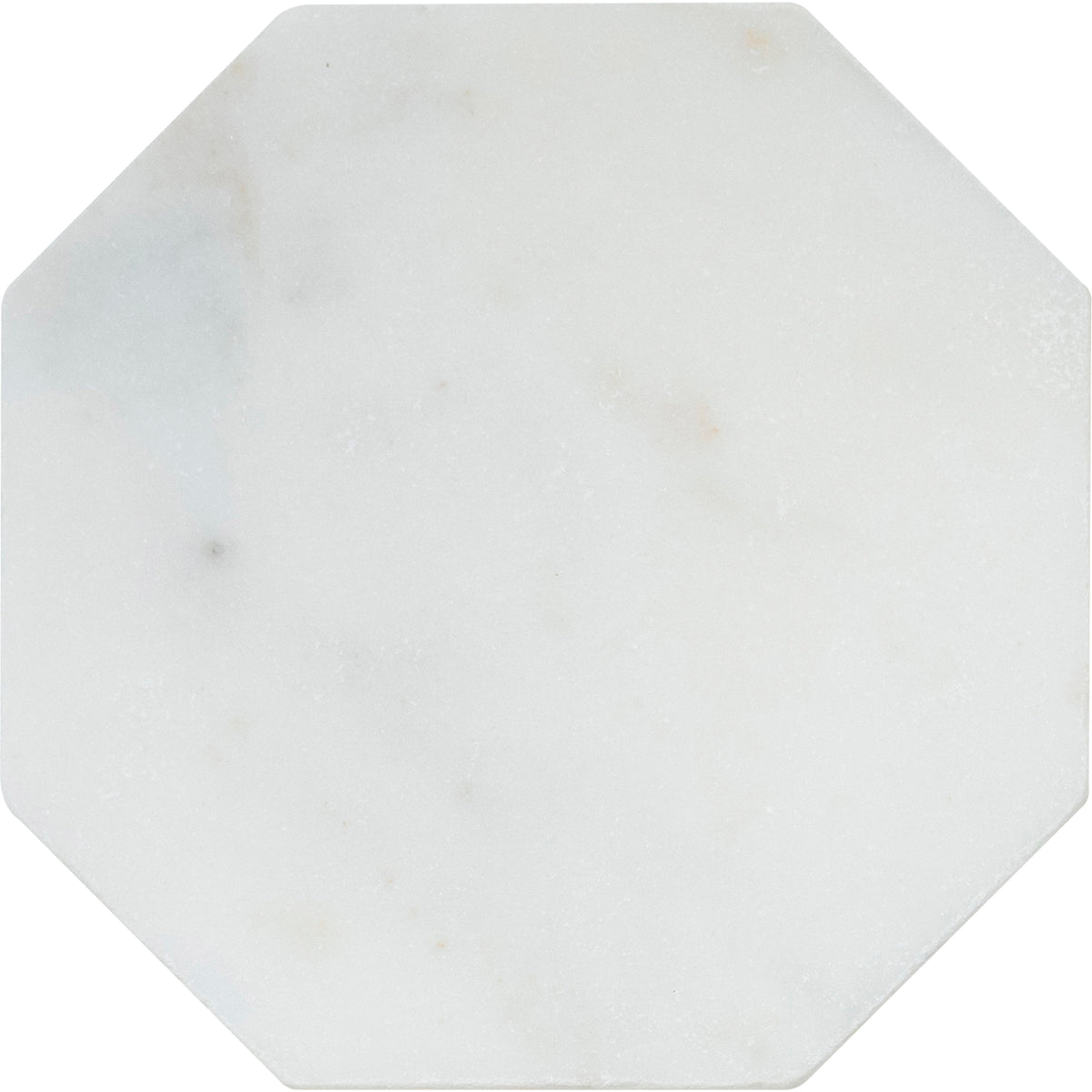 Afyon White Tumbled Octagon 8''  x 3/8'' Field Tile