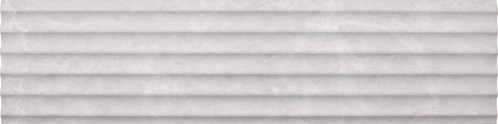 Vanillish Pearl Honed Flute-In 6'' x 24''  x 1/2'' Field Tile Building Materials 