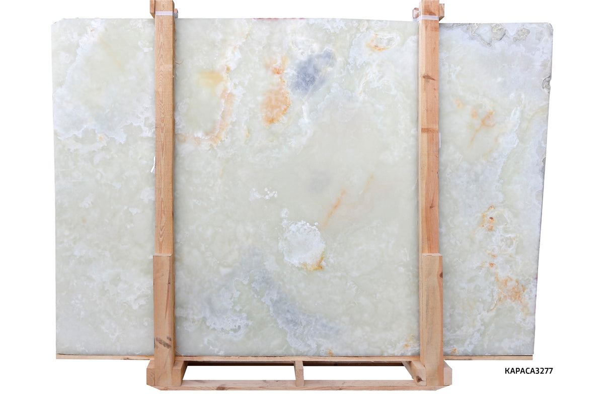 White Onyx Polished  x 2CM Slab # CA3277