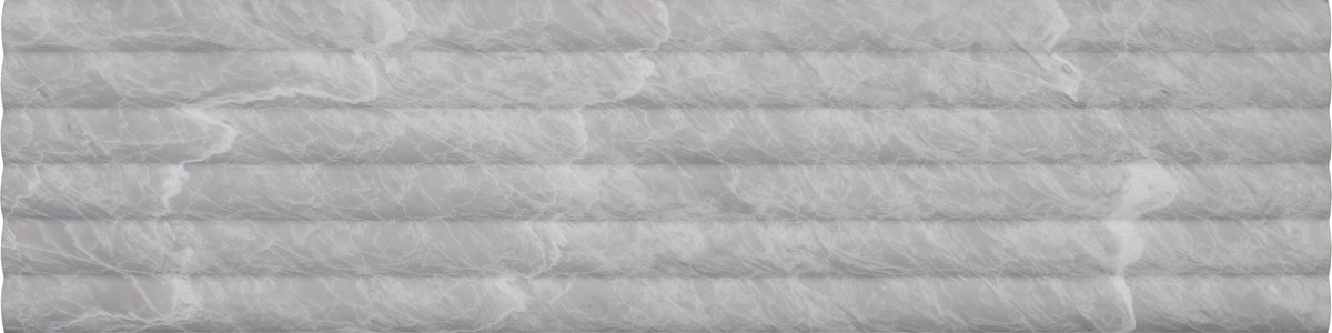 Nordic Grey Honed Flute-Out 6'' x 24''  x 1/2'' Field Tile