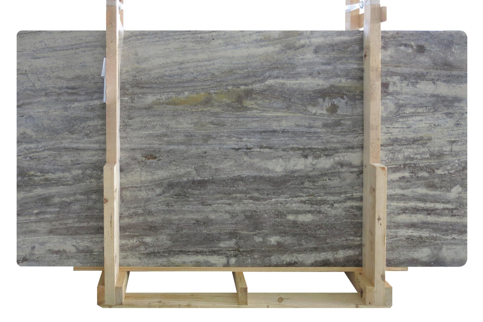 Silver Brown VC Honed 3CM Slab # F2821 Building Materials 