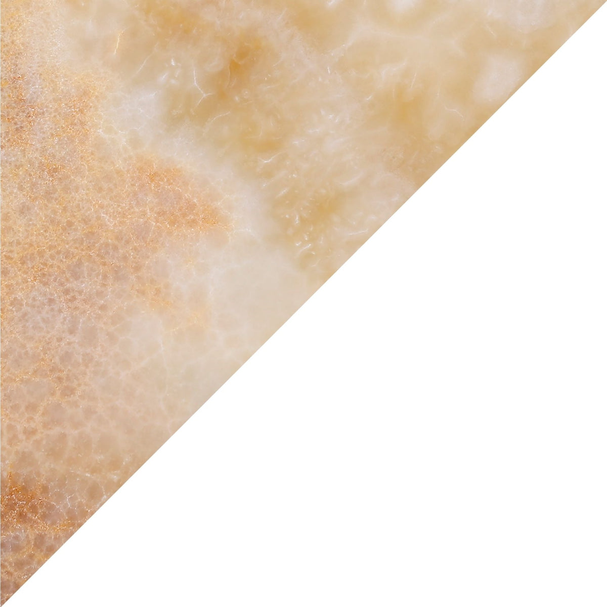 Amber Onyx Honed Diamond Triangle  x 3/8'' Field Tile