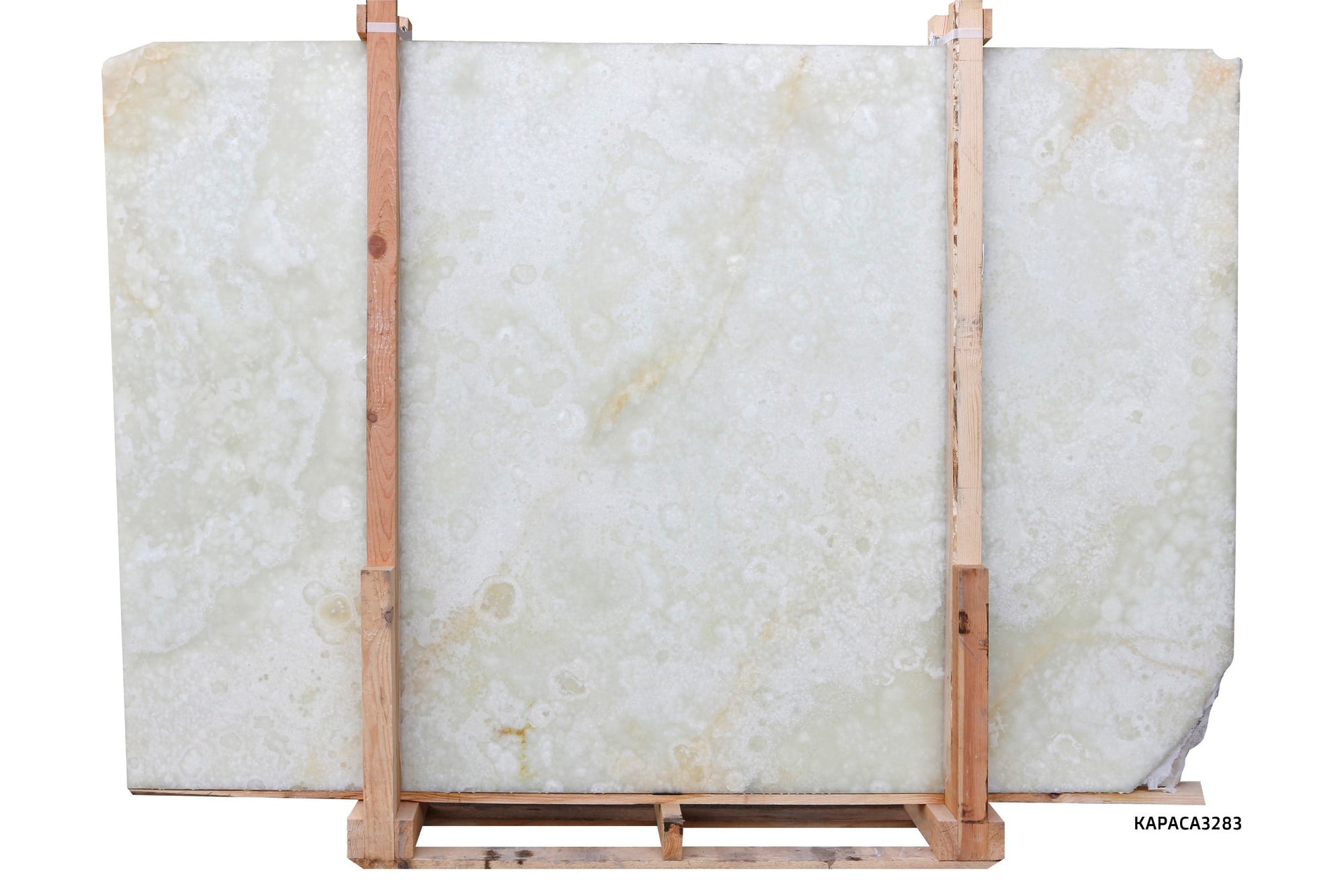 White Onyx Polished 2CM Slab # CA3283 Building Materials 