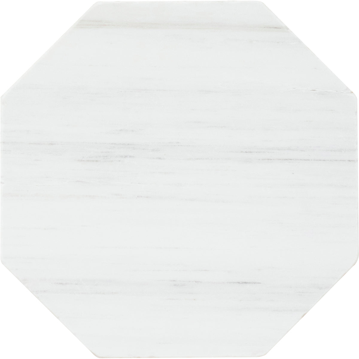Glacier White Tumbled Octagon 8''  x 3/8'' Field Tile