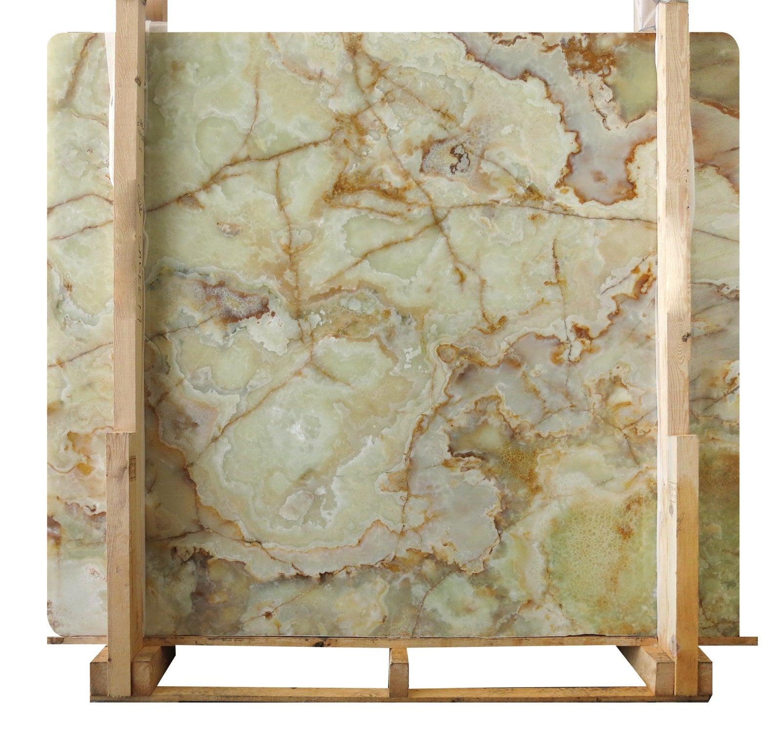 Green Onyx Polished 2CM Slab # ME107 Building Materials Green Onyx Onyx Slab
