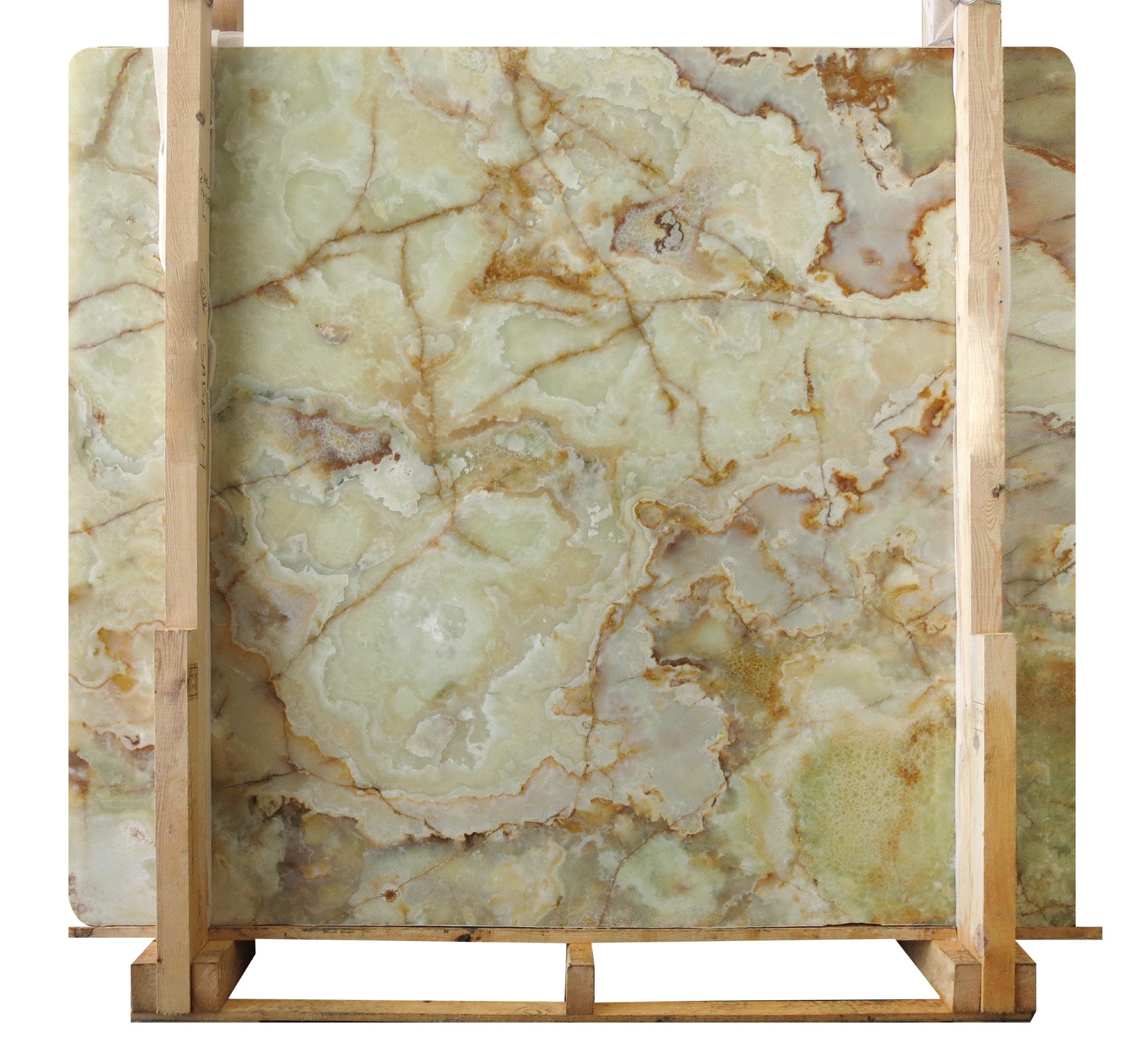 Green Onyx Polished 2CM Slab # ME107 Building Materials 