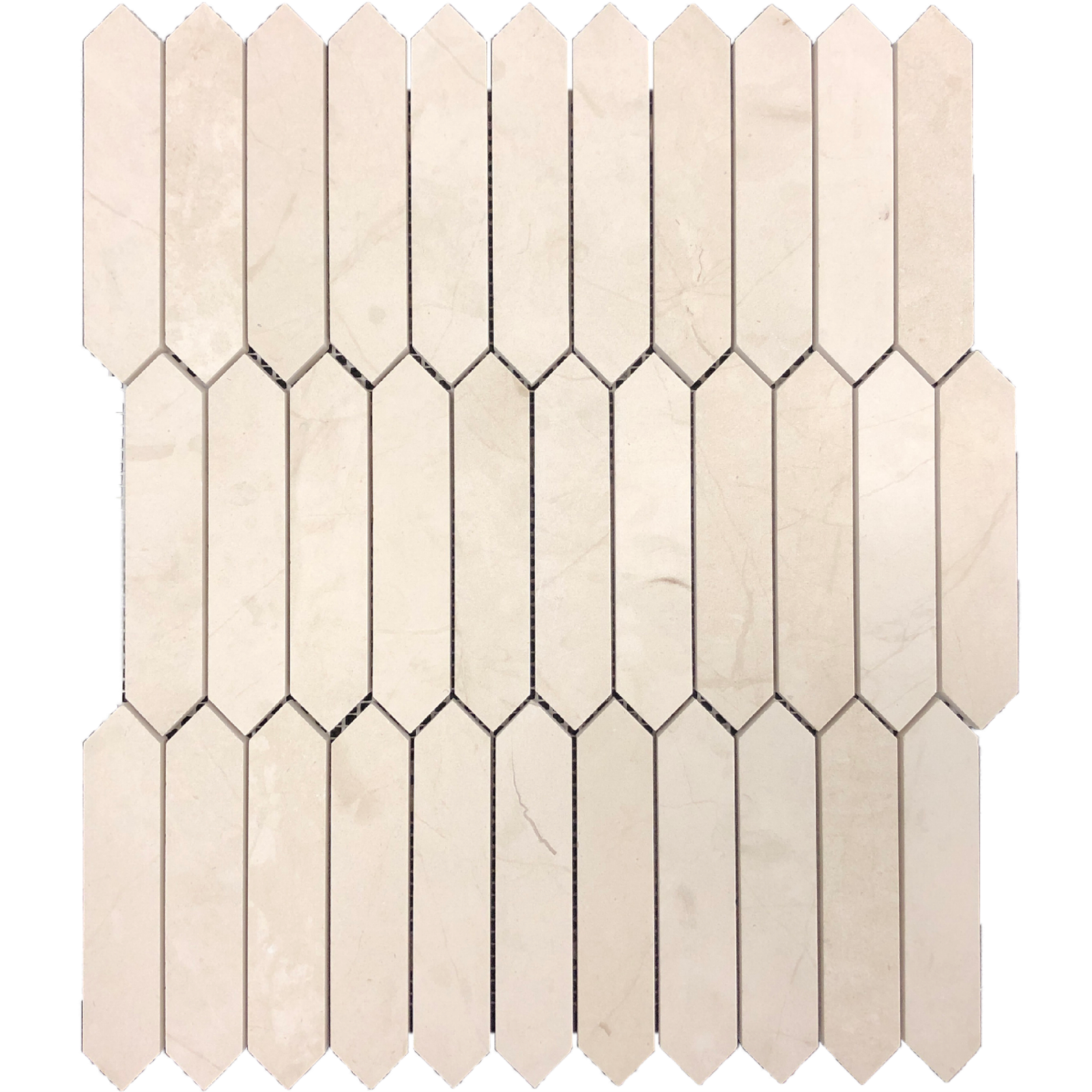 Aero Cream Picket 1''x4'' Honed Mosaic Building Materials 