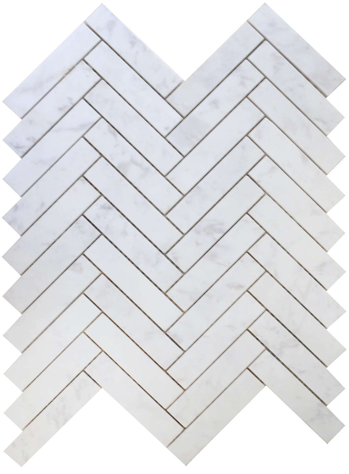 Volakas Herringbone 1''x4'' Honed Mosaic