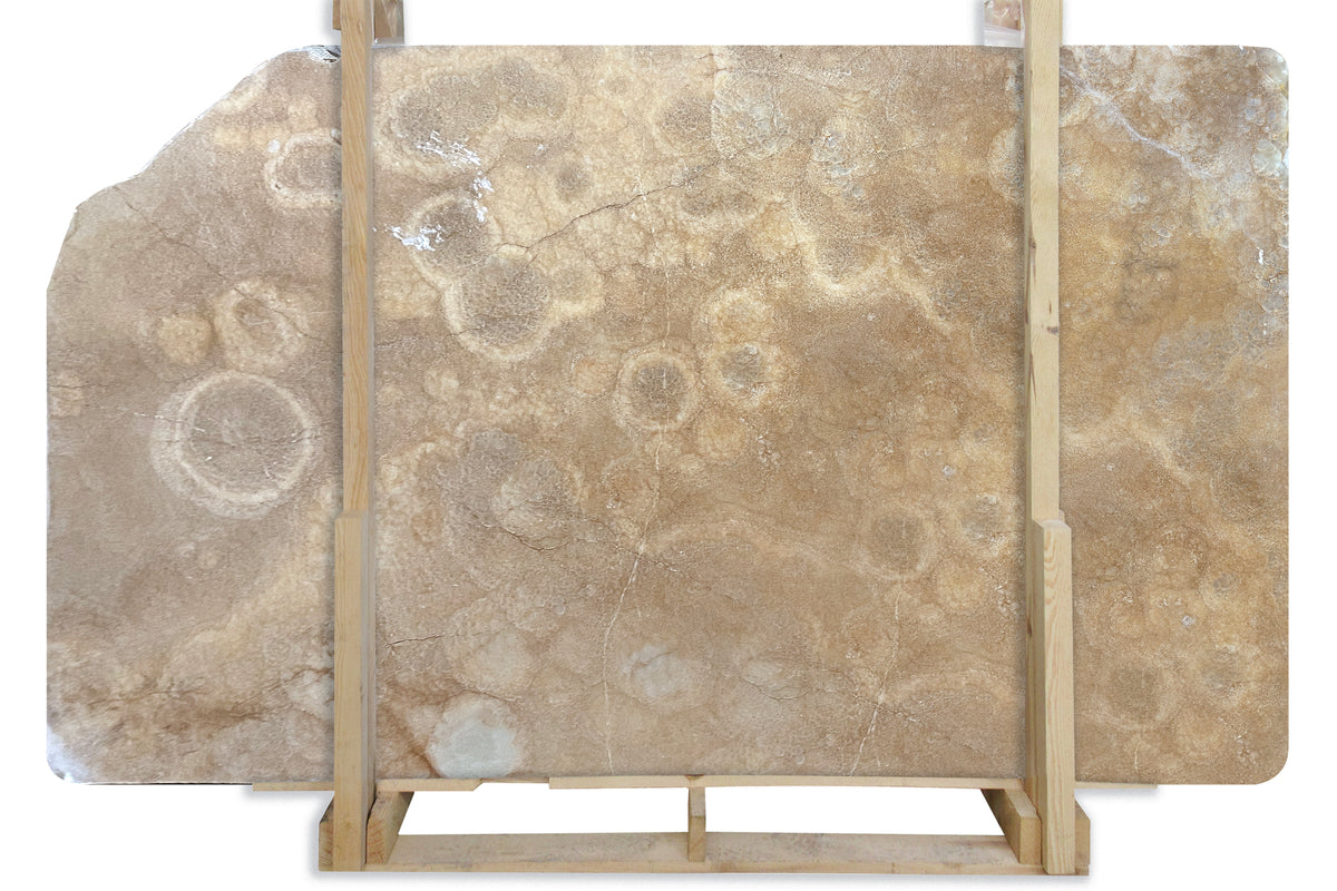 Amber Onyx Polished 2CM Slab # 1097006A Building Materials 