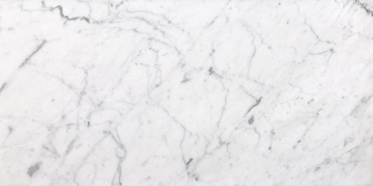 Bianco Carrara Honed 12'' x 24''  x 3/8'' Field Tile Building Materials 